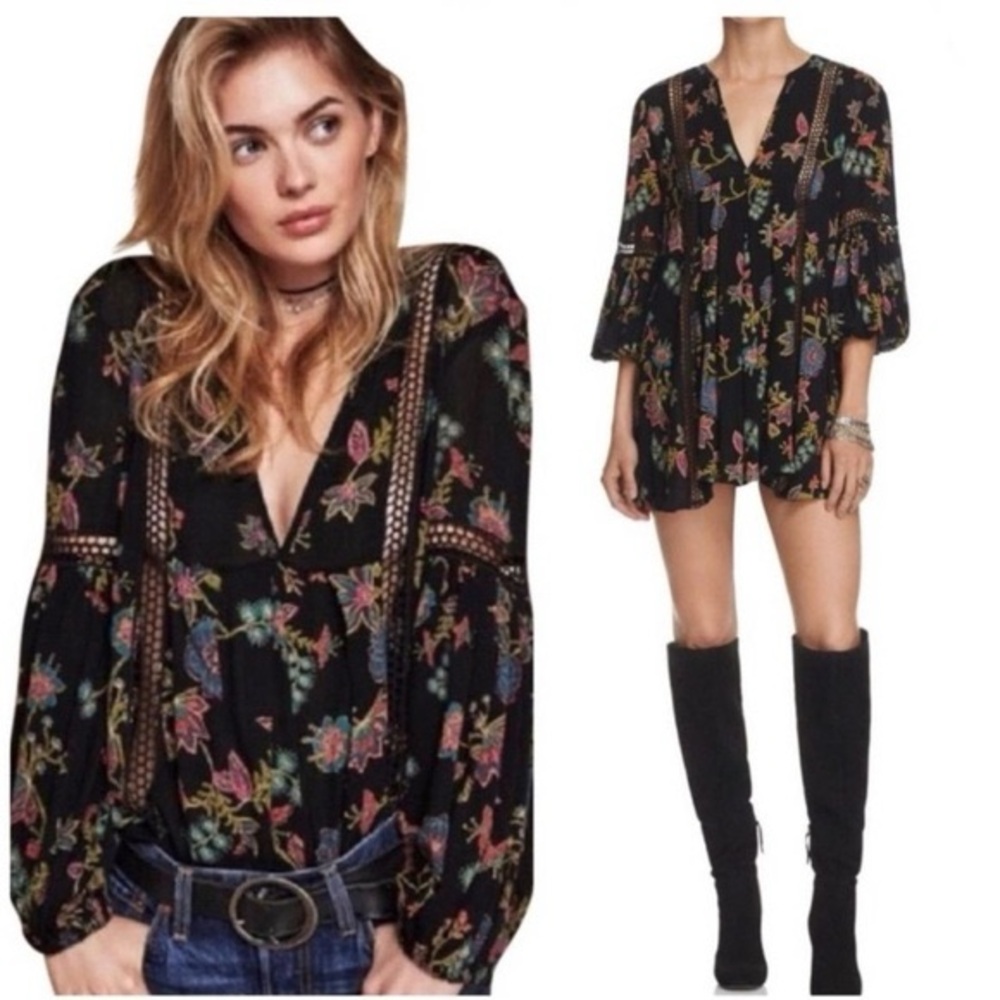 ☮️FREE PEOPLE☮️JUST THE TWO OF US TUNIC MINI☮️